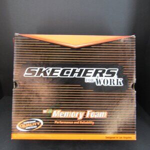 Skechers For Work Burgin-Congaree Black Lace Up ASTMF2892-18 Men's Size 13